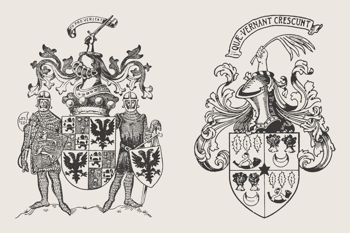 150 Coat Of Arms - Bundle, an Illustration by MARTINI Type Designer (Photo 2 of 3)