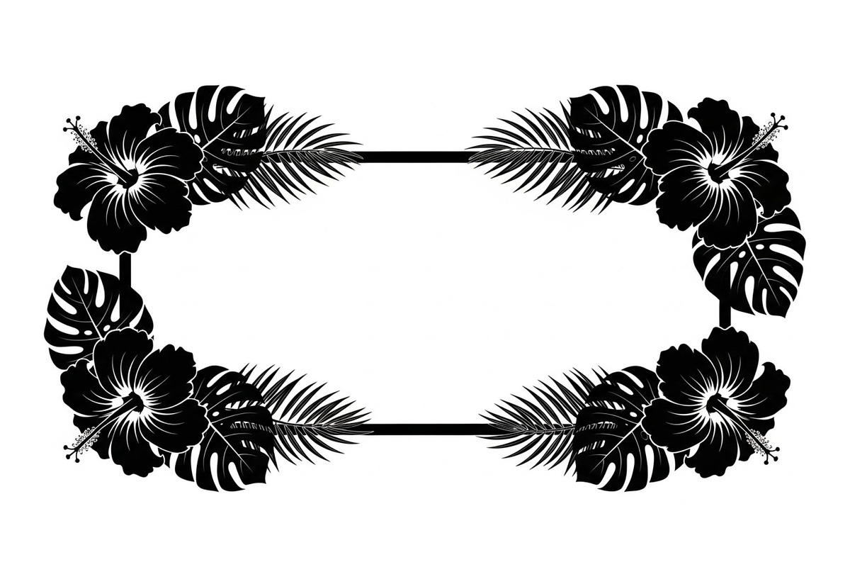 Floral Rectangle Frame SVG Bundle, an Illustration by jahid234 (Photo 9 of 31)
