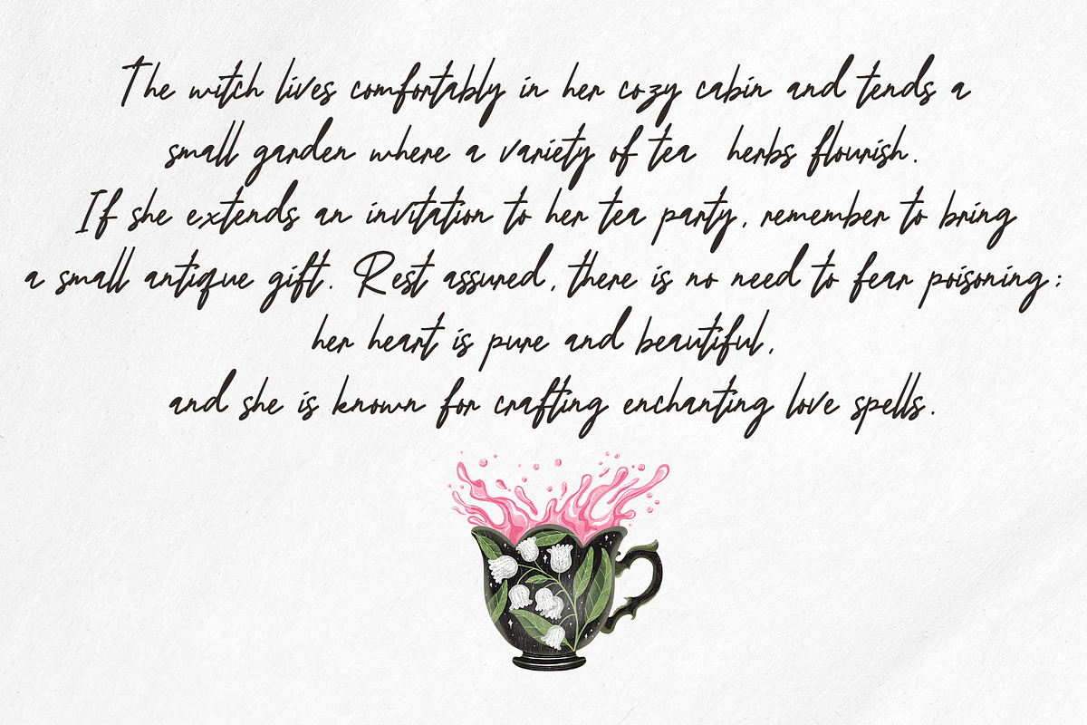 Tea time at the garden clipart set, a Decorative Illustration by Yelloo Fish (Photo 2 of 16)