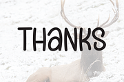 Brown Reindeer | Script Font, a Script Font by Scratchones (Thumbnail 8 of 8)