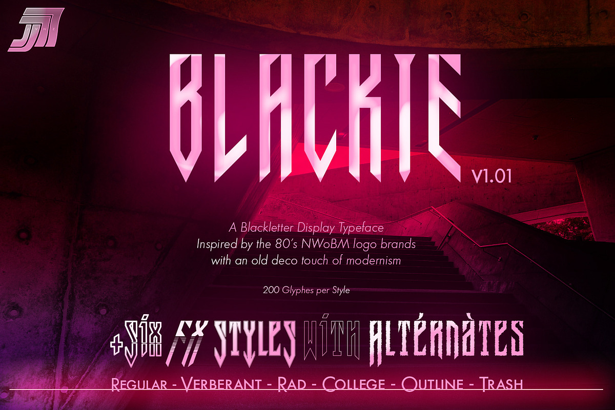 Retrowave Bundle of Fonts & Graphics preview 2