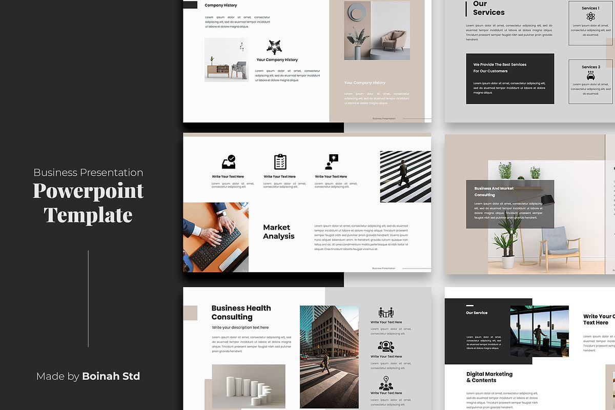 SHABIL PowerPoint Template, a Presentation Template by Boinah Studio (Photo 1 of 7)