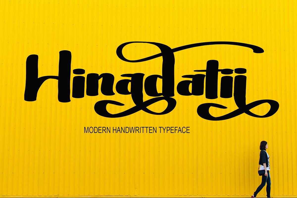 Hinadati, a Script Font by Canden Meutuah (Photo 1 of 7)