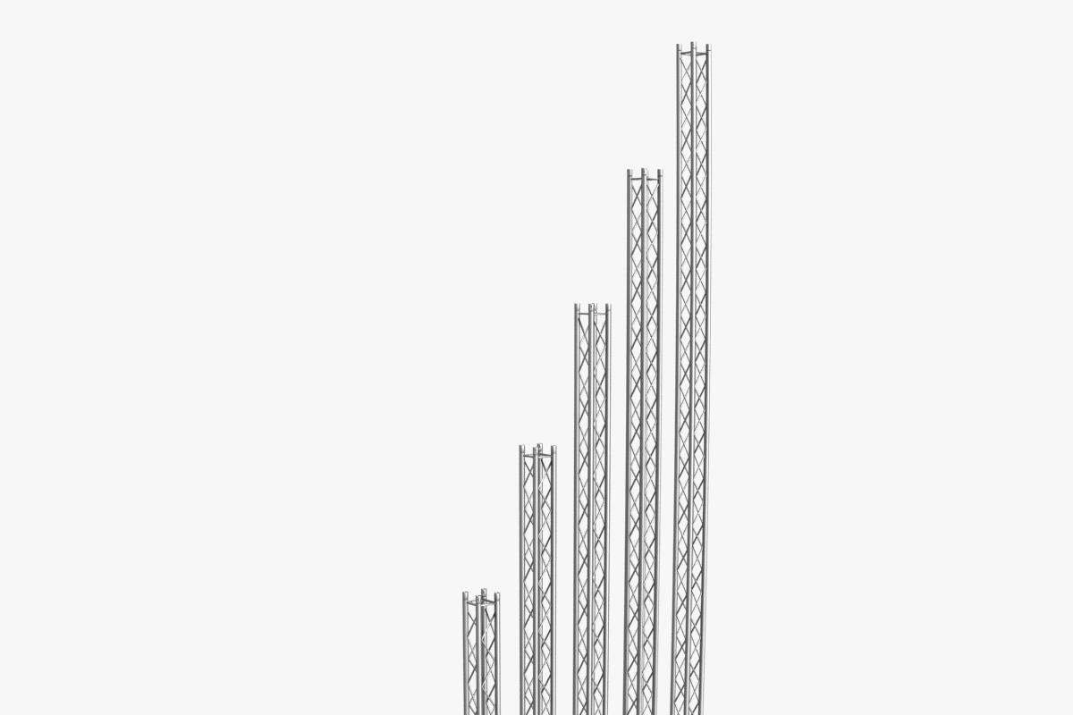 Mini Square Truss (7 PCS Modular), an Architecture 3D Model by akerStudio (Photo 4 of 24)