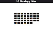 35 blowing glitter photoshop overlay, a Layer Style Add-On by OverlayBox (Thumbnail 4 of 5)