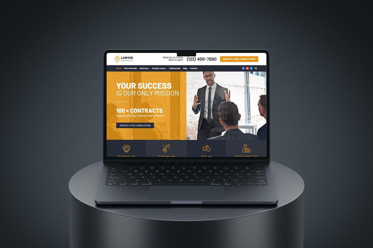 Lawyer Pro – Law Firm WP Theme, a WordPress Template by Your Theme Shop (Photo 5 of 5)