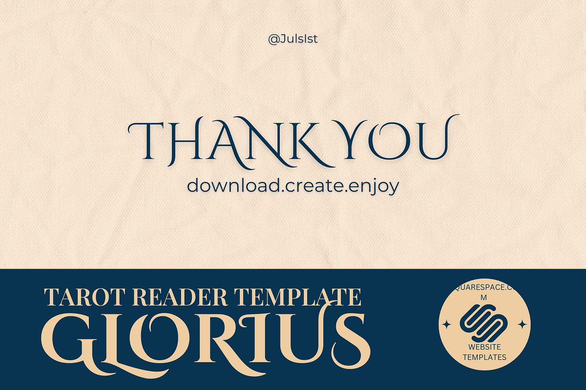 Website Template Tarot GLORIUS, a Squarespace Template by JulsIst (Photo 12 of 12)