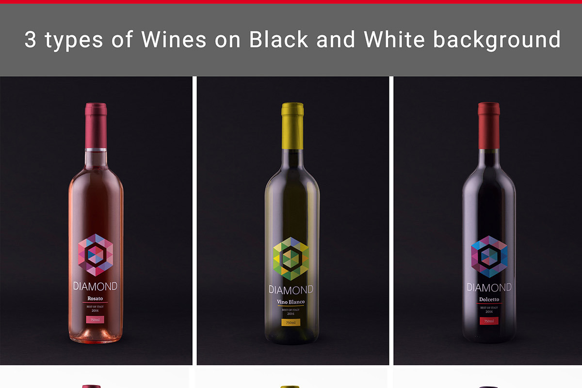 Wine Mock up Full Pack, a Product Mockup by All Design Store (Photo 2 of 2)