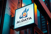 Data Chart Ai Tech Logo, a Branding & Logo Template by Design_Planet (Thumbnail 3 of 4)