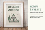 Cabin Vector Illustrations, an Illustration by the cabin supply co (Thumbnail 3 of 3)