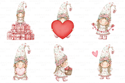Valentine Gnome Girl Clipart, an Illustration by Markicha Art (Thumbnail 5 of 6)