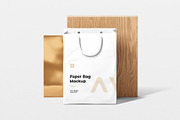 Shopping Bag Mockup, a Packaging Mockup by zpackcreative (Thumbnail 1 of 4)