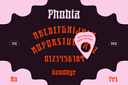 Phobia Display - For the Fearless, a Font by Hank Makes (Thumbnail 3 of 4)