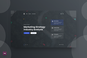 Hero Header Landing Page Template