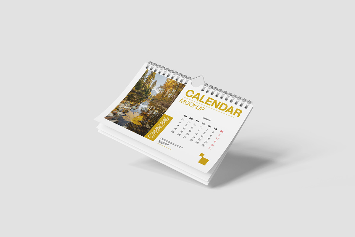 Calendar Mockup, a Product Mockup by MrLetters (Photo 4 of 5)