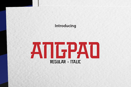 ANGPAO, a Font by da_only_aan