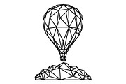 Hot Air Balloon Silhouette Bundle, an Object Illustration by Gaye Art (Thumbnail 6 of 31)