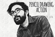 Pencil Drawing, an Action Add-On by ArtefBones (Thumbnail 1 of 19)