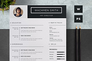 Resume Template for Word | Resume/CV, a Resume Template by BixBar (Thumbnail 1 of 5)