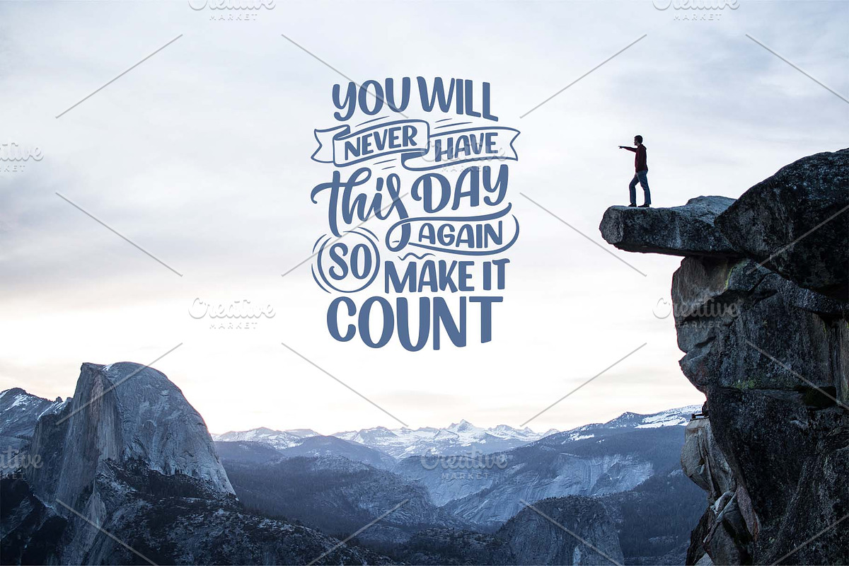Motivation Lettering Quotes, a Decorative Illustration by Artlana (Photo 9 of 9)