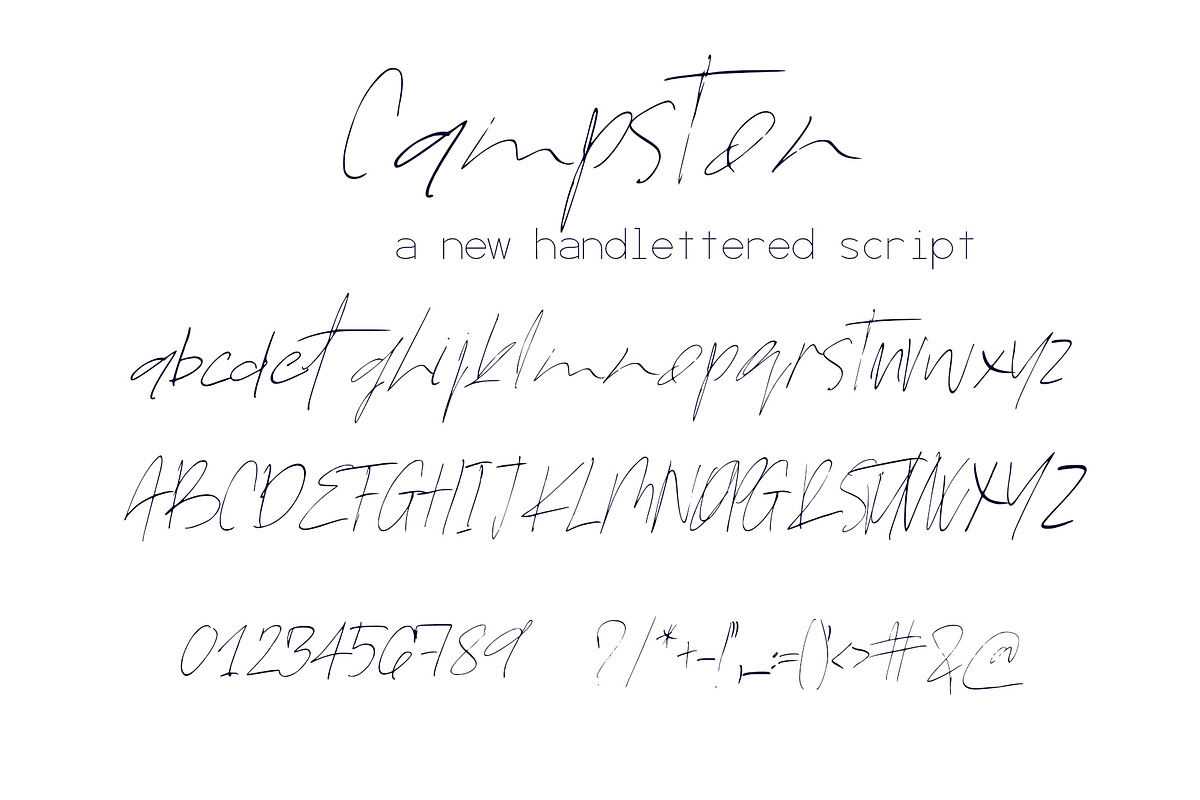 Campston Font preview 7
