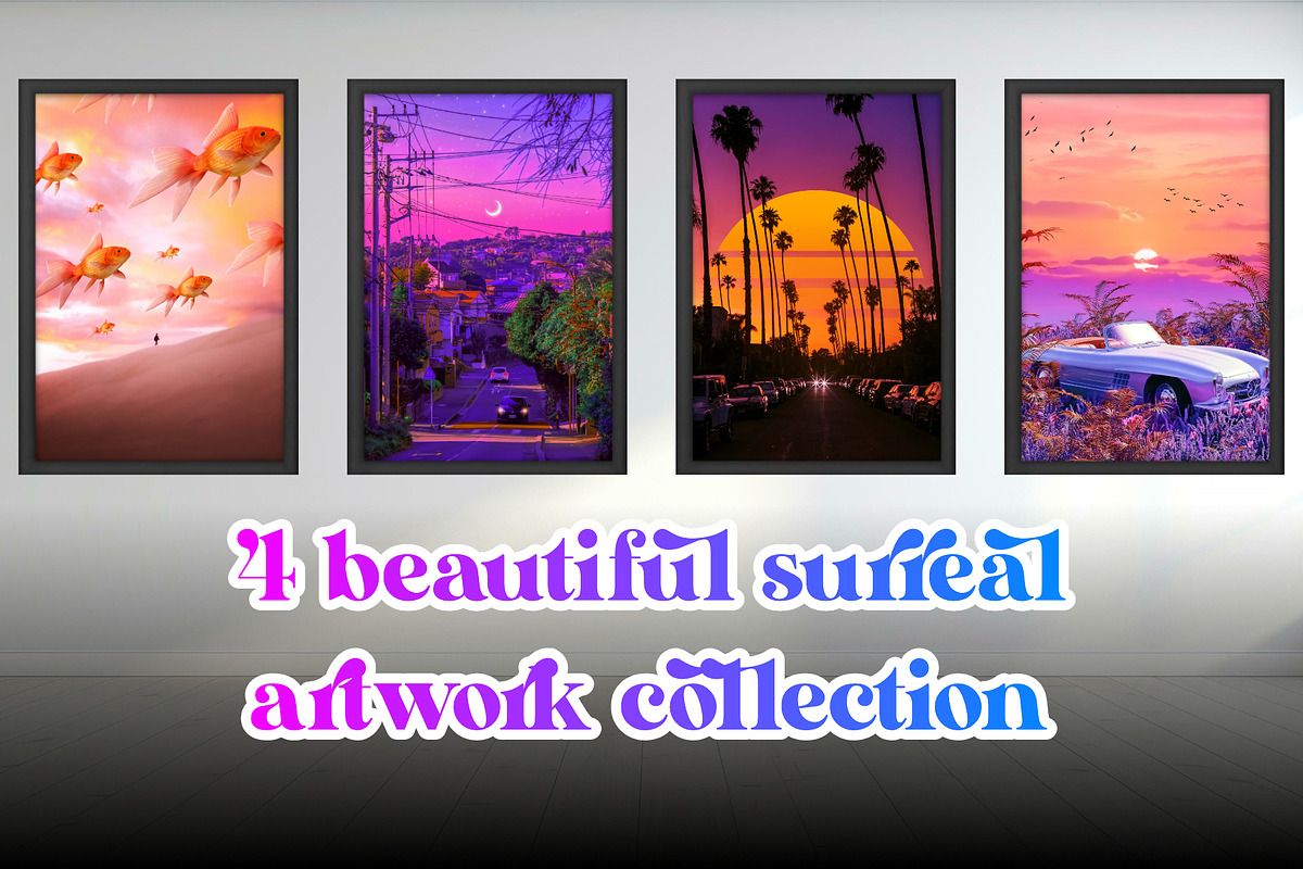 Dreamy artwork collection vol-1, a Poster Template by Ritvik’s Art shop