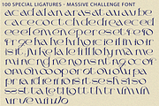Massive Challenge - Fashion Font, a Serif Font by 177Studio (Thumbnail 8 of 8)
