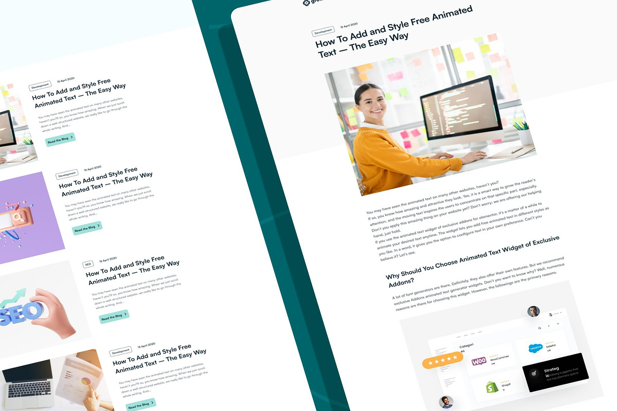Growthus - Agency Website Template preview 6