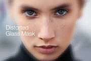 Distorted Glass - Photo Mask Effect, a Layer Style Add-On by Grafvish (Thumbnail 1 of 4)