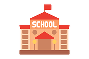School Flat Icon, an Icon by Pexelpy (Thumbnail 3 of 3)