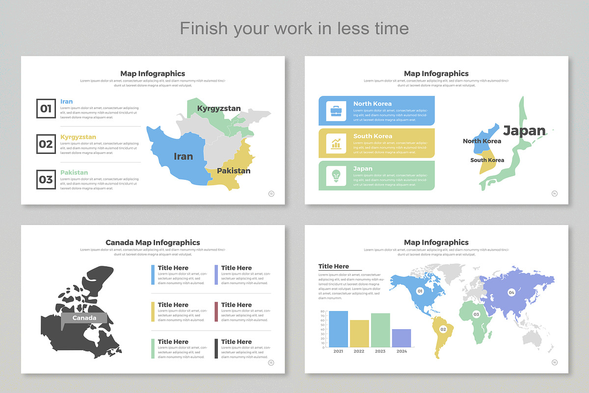 Map Infographic Google Slide, a Presentation Template by Mighty-Slide (Photo 5 of 8)