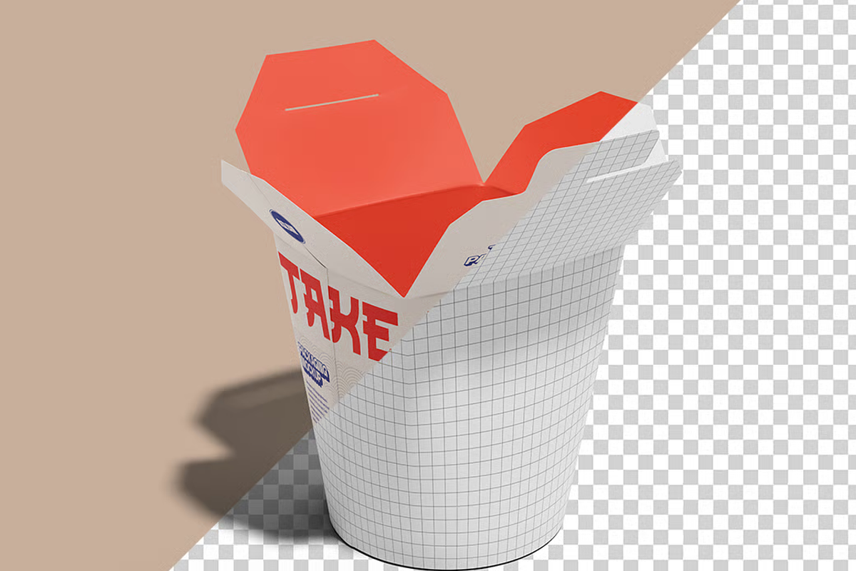 Food Box Mockup Multi Views, a Packaging Mockup by graphicsauce (Photo 2 of 4)