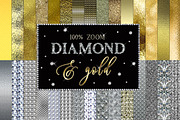 Diamond & Gold Photoshop Styles Kit preview 6