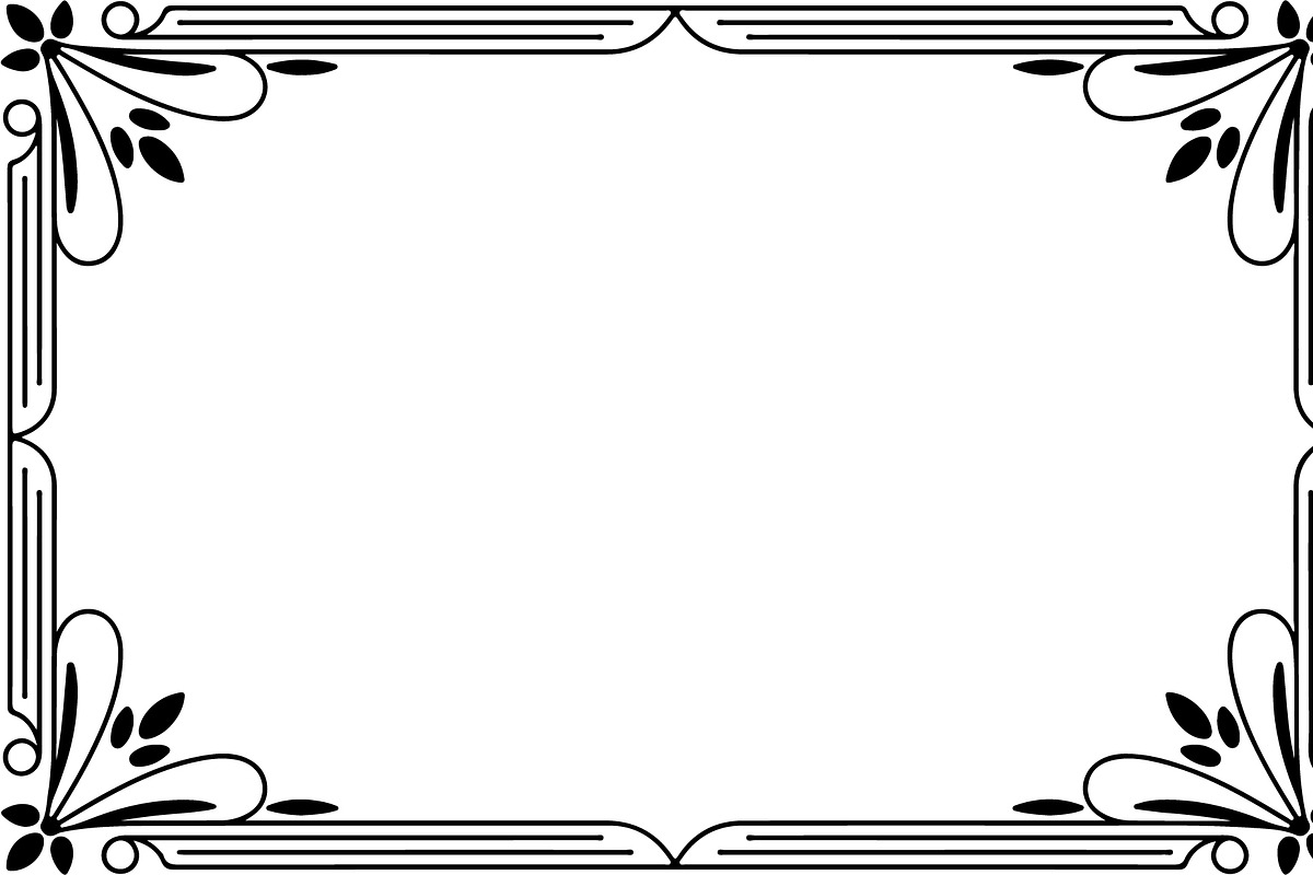 Elegant Decorative Border Frame, a Decorative Illustration by himelgfx (Photo 4 of 21)