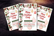 Christmas Party Invitations Template, a Flyer Template by Madhabi Studio (Thumbnail 5 of 6)