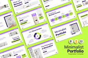 Minimalist Portfolio - Google Slides, a Presentation Template by QR Design Studio (Thumbnail 1 of 3)