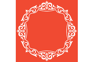 Decorative frame Elegant vector, an Education Illustration by RODINA