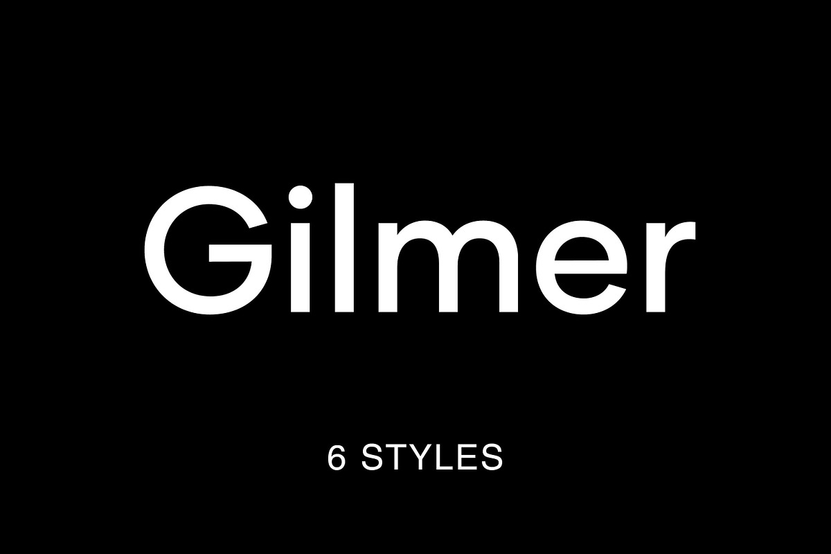 Gilmer – Geometric Sans Serif, a Sans Serif Font by Piotr Łapa (Photo 1 of 15)