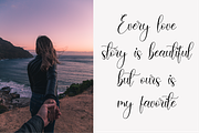Amadea Script, a Script Font by Nissa Studio (Thumbnail 9 of 12)