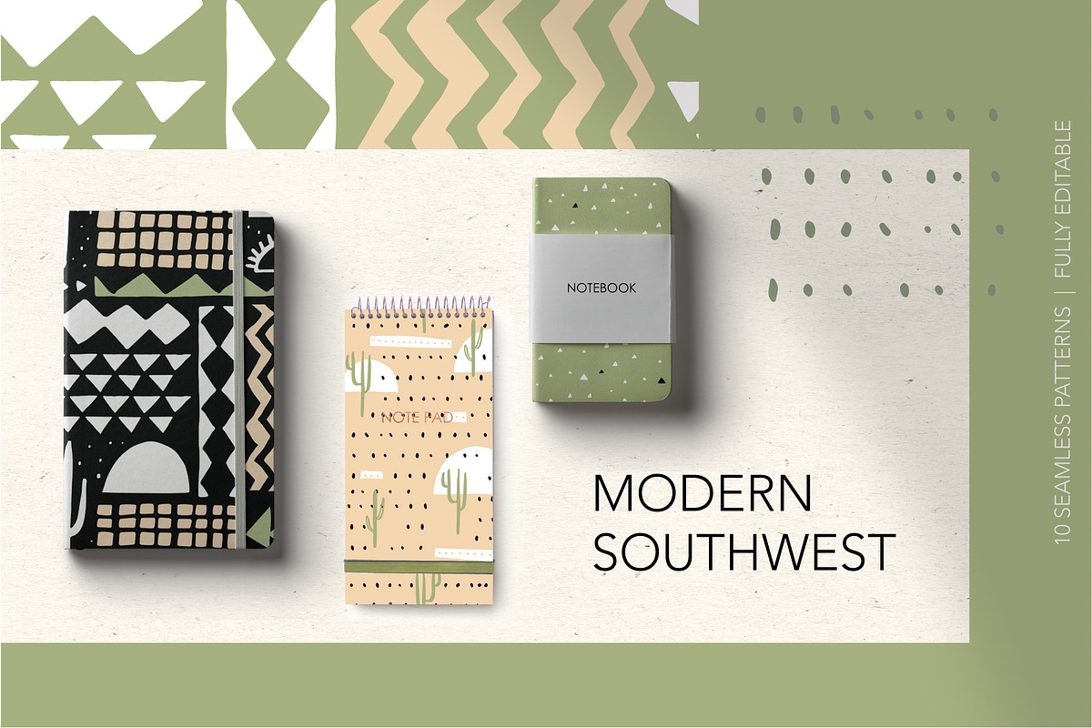 Modern Southwest | Patterns, a Pattern Graphic by The Collective Studio (Photo 1 of 8)