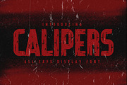 CALIPERS - All Caps Display Font, a Font by Gassstype (Thumbnail 1 of 8)
