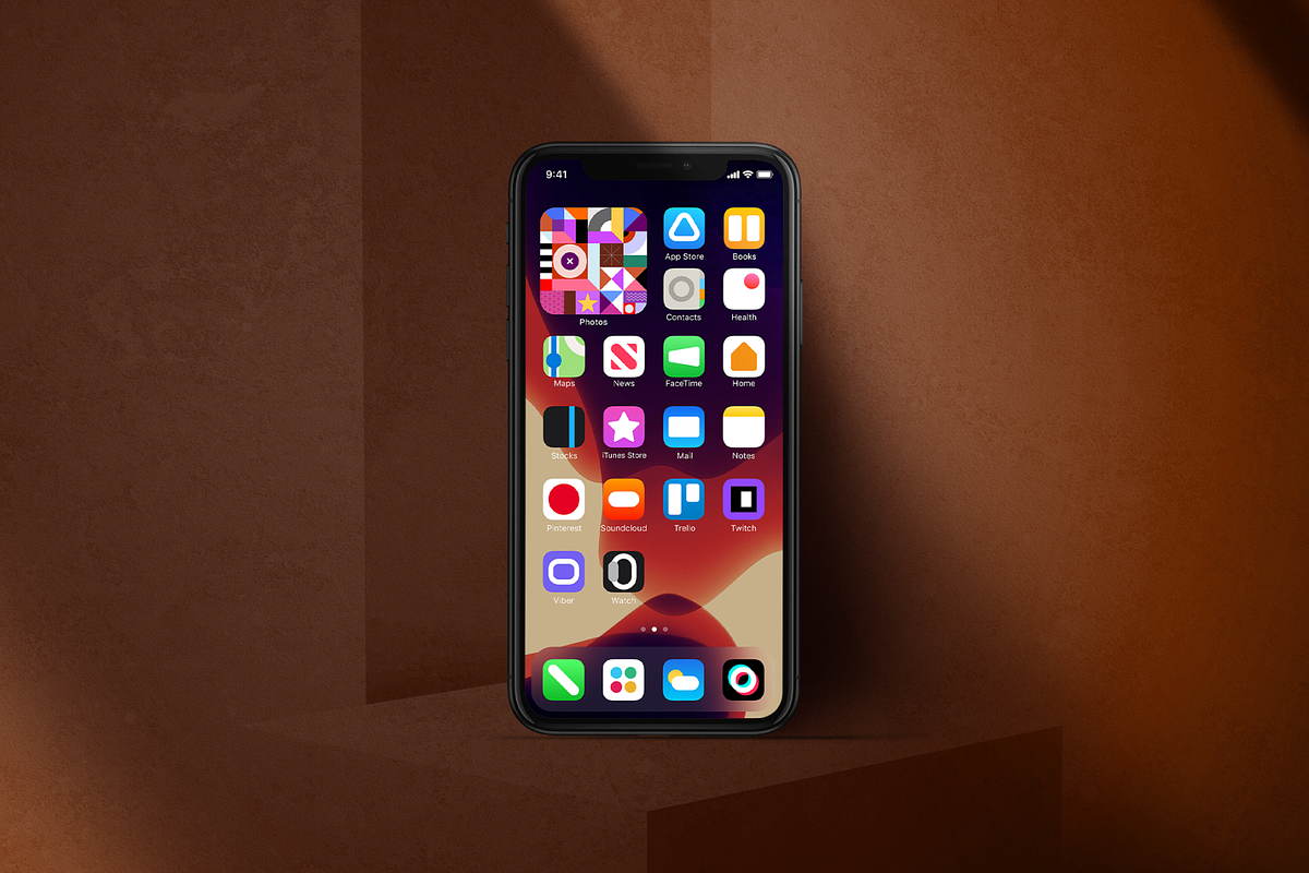 Abstract iOS 14 Icons, an Outline Icon by 123done (Photo 4 of 4)