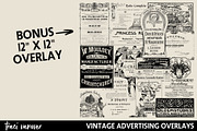 Vintage Advertising Overlays, an Illustration by ephemoire (Thumbnail 8 of 8)