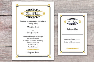 Great gatsby invitation