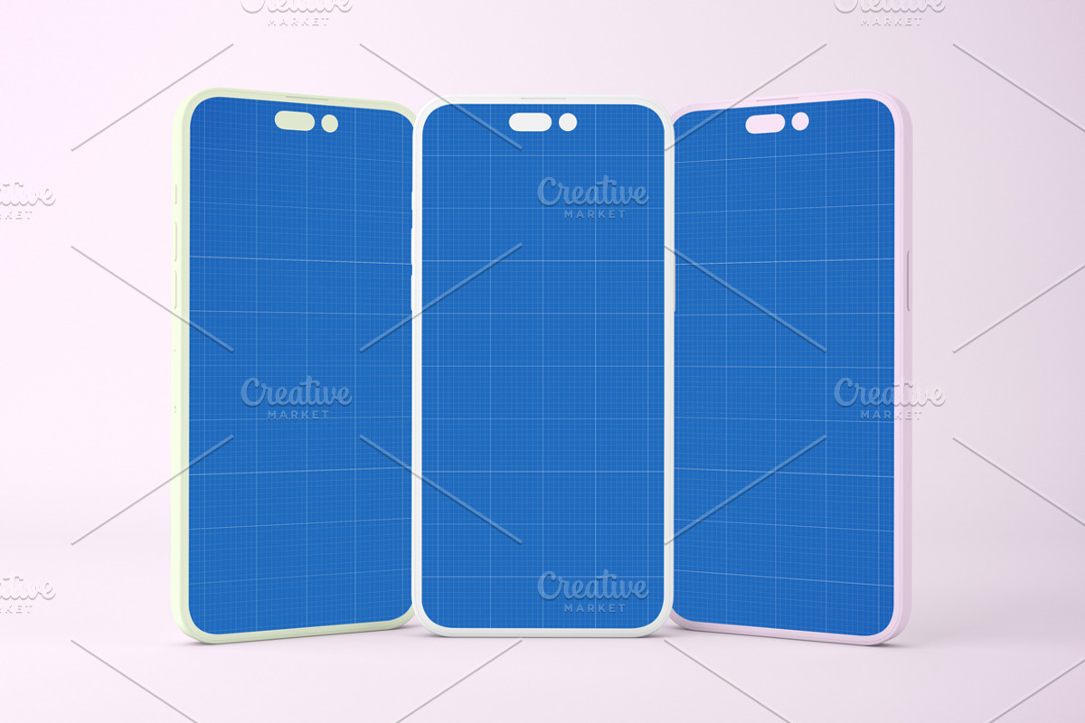 Clay iPhone 14 Mockup, an iPhone Mockup by Qaleb Studio (Photo 12 of 13)