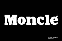 Moncle Bold Display Typeface Font