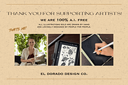 Boho Beach Vacation Resort Graphics, a Decorative Illustration by Eldorado Design Co. (Thumbnail 6 of 6)