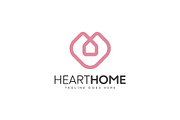 Minimal Heart Real Estate Logo, a Branding & Logo Template by Shahjhan (Thumbnail 2 of 5)