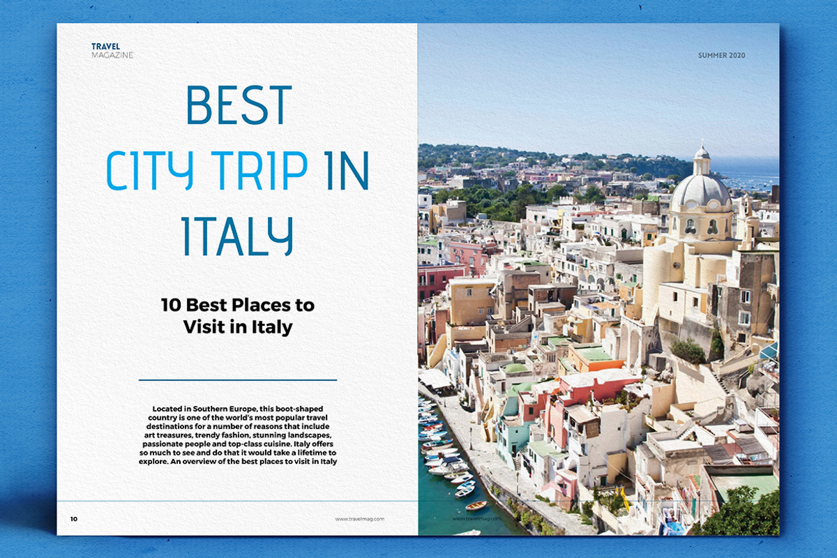 Travel Magazine, a Magazine Template by Boris Cupac (Photo 6 of 16)