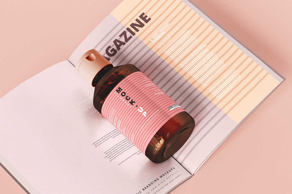 250+ Cosmetic Branding Mockup Bundle, a Cups & Container Mockup by pmvch (Photo 56 of 273)
